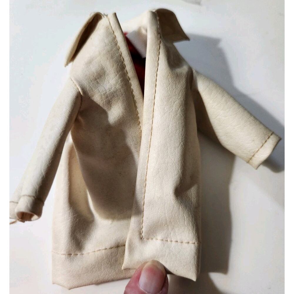 Vintage Barbie "Winter Holiday" White Leather Jacket #975 (1959-1963)